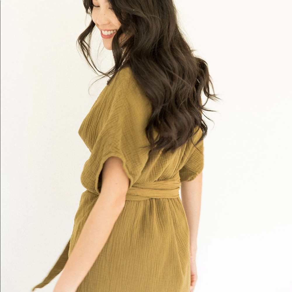Shop Suunday Dolman Dress in Tapenade